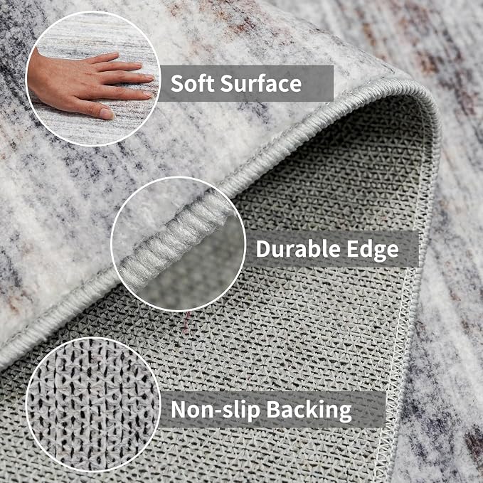 3x18 Washable Hallway Runner Rug: Extra Long Runners - Image 4