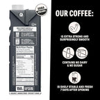 Wandering Bear Organic Unsweetened Extra Strong Cold Brew in a Box Coffee, Shelf-Stable, 21 Servings, Ideal for Wandering Black Concentrate