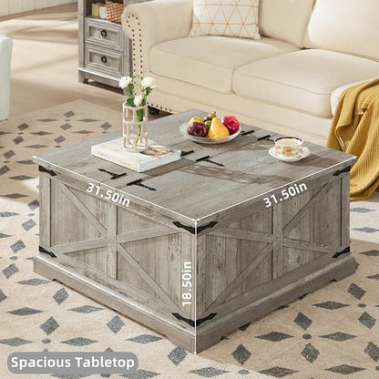Joaxswe Farmhouse Coffee Table - Image 3