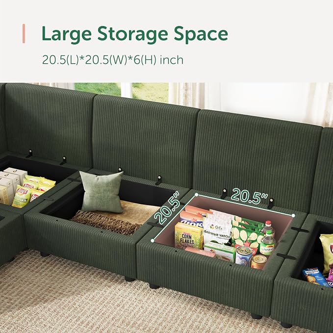 HONBAY Modular Sectional Sofa - Image 6