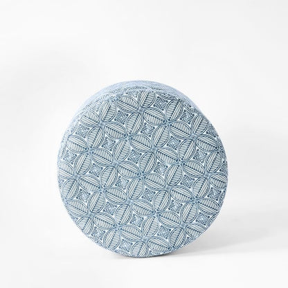 HomePop Upholstered Round Storage Ottoman|Homepop Home Décor|Upholstered Round - Image 6