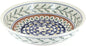 Blue Rose Polish Pottery - Green Evergreen Large Salad Bowl - 9.75" Diameter - Great Bowl for Salad, Pasta, or Serving Guests