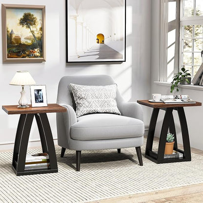 FROMJBEST End Table, Side Table, Nightstand, Sofa Side Table - Image 8