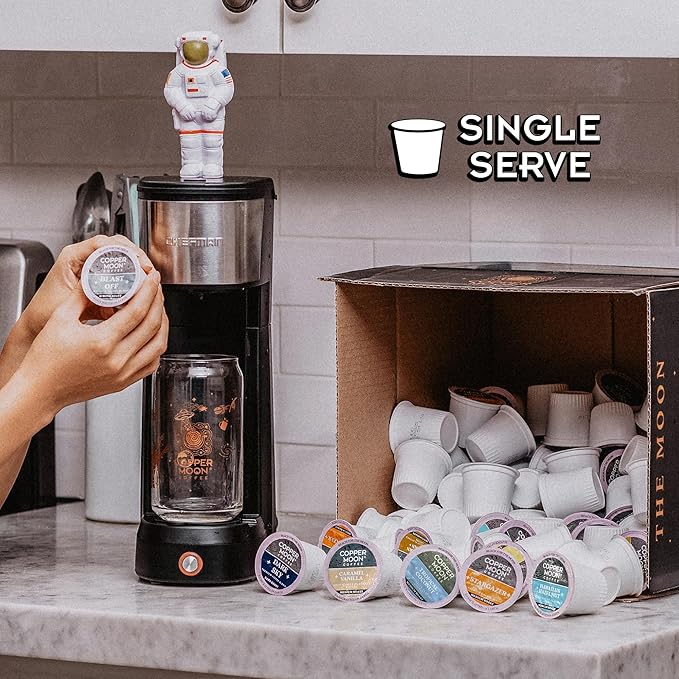 Copper Moon Single Serve Coffee Pods for Keurig K Cup Brewers (Hawaiian Hazelnut - Medium Roast) 12 Count