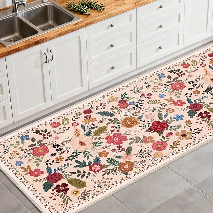 Washable 2' x 6' Runners for Hallways, Non Slip Long Floor Runner for Kitchen - Image 3