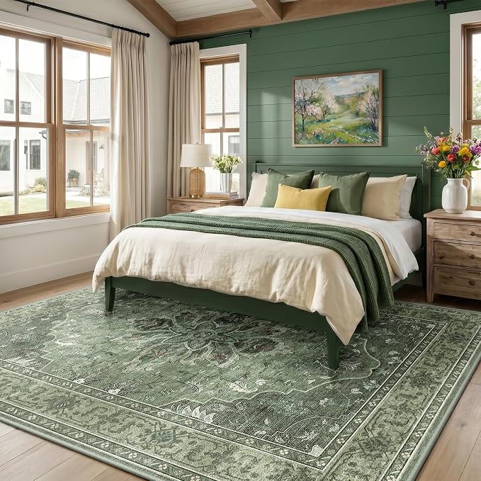 RELEANY Washable Area Rug, Large 10'x14', Water Repellent, Pet Friendly - Image 2