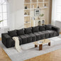 160" Oversized 6 Seater Boneless Couch, Comfy Cloud Modular Sectional Sofa by CACFTII