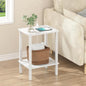 TUTOTAK End Table with Charging Station, Small Side Table with Outlets by ChoosetutotakFurnitureBuildYourCozyHome