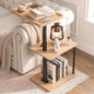 Faesun C Table End Table Adjustable Height, 360°Swivel TV Tray Table by Faesun