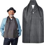 Adult Bib Scarf - Dignified Alternative to Bibs | Washable and Reusable Clothing Protectors for Eating