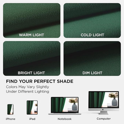 Joydeco Blackout Curtains 63 Inchs Long 42 Wide Black Out Curtains 2 Panels - Image 7