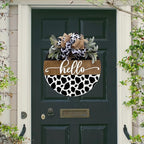 Welcome Stencils for Painting on Wood Welcome Stencil for Wood Sign 12" Reusable Templates Brick/Leopard Print/Herribone/Cow Print Pattern Stencil