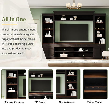 Merax Minimalist Entertainment Wall Unit Set - Image 2