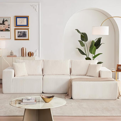 Weture 108” Modular Sectional Sofa, Cloud Sectional Couch - Image 2