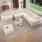 Vesgantti 143.7" Oversized Boneless Couch, Modern 7 Seater Modular Sectional by Vesgantti