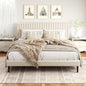 HAOARA King Size Bed Frame, King Size Platform Bed Frame and Velvet Upholstered by HAOARA