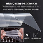GEMLON 16 Inch Disposable Piping Bags with Pull-Out Dispenser Box - 100 Pack Large Pastry Bags for Cake Decorating, Anti-Burst Plastic Icing Bags for Frosting, Chocolate, Cookie Decorating Supplies