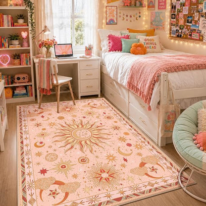 Vacuum-Friendly, 5x7 Washable Area Rug - Image 2