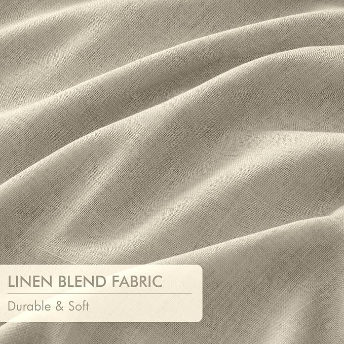 MIULEE Burlywood Birch Pinch Pleated 100% Blackout Curtains 40x108 Inches | - Image 6