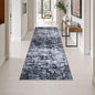 2x6 Washable Runner Rug：Modern Abstract Kitchen Carpet Black | by FXRHLP