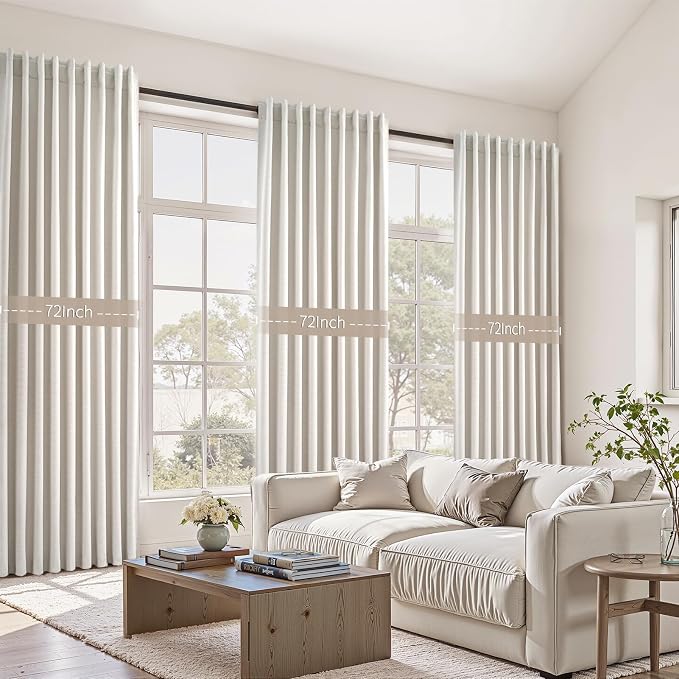 Extra Wide Total Blackout 96 Inch Curtains 72 Inches Wide - Image 7