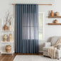 MYSKY HOME Living Room Curtains 90 Inches Long Farmhouse Light Filtering by MYSKYHOME