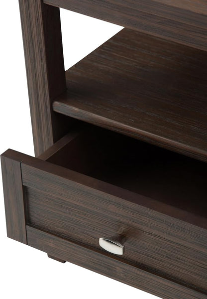 SIMPLIHOME Warm Shaker Solid Wood 20 inch Wide Transitional-Style End Tables in - Image 5