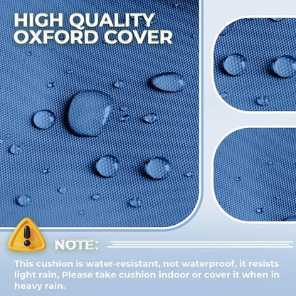 Outdoor Chaise Lounge Chair Cushion Waterproof 74.4 x 22 x 4.7 Inches Lounge - Image 7