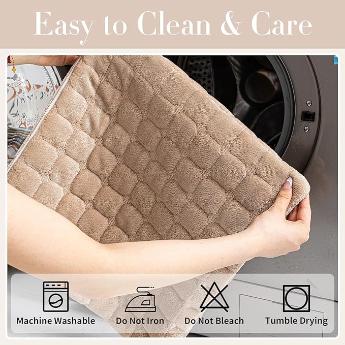 Velvet Couch Cover, Washable Sectional Sofa Cover, Anti Slip Sofa Slipcovers - Image 6