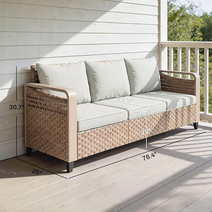 Outsunny Outdoor Patio Couch - Image 3