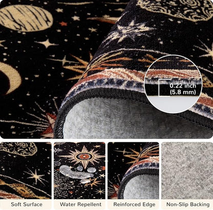 Vacuum-Friendly, 5x8 Washable Area Rug - Image 2