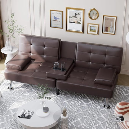 Shahoo Convertible Folding Futon Sofa Bed Sleeper Couch by BuynowfromShahoo