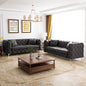 DAMAIFROM 75" Sofa Couch Mid Century Modern Velvet Couch Tufted Button Sofa by DAMAIFROMFURNITURE