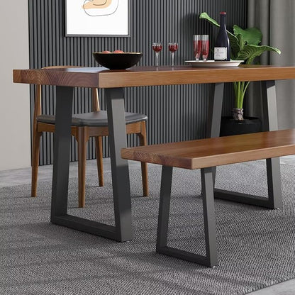 Metal Table Legs 28 inch, Heavy Duty DIY Industrial Desk Furniture Legs Set of - Image 3