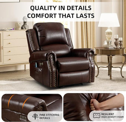 EBELLO Faux Leather Power Living Room Furniture Set, Included 2 Reclining 1 - Image 6