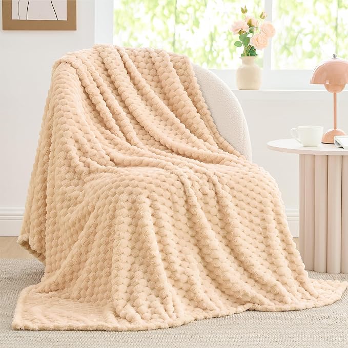 BEDELITE Blush Sand Throw Blanket by BEDELITE
