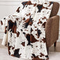 Soft Cow Print Blanket, Ultra Cozy Cow Throw Blanket by Edenleaf