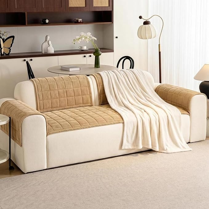 Couch Covers for Dogs Washable, 27.6"x82.7" Non Slip Couch Covers for Loveseat - Image 2