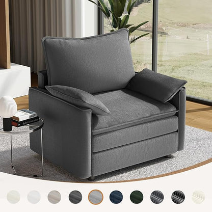 Vesgantti 40" Single Seat Sofa, Comfy Cloud Couch Deep Seat Upholstered Couch - Image 8