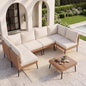 Aoxun 7-Piece Patio Furniture Set, Wicker Outdoor Furniture by Aoxun