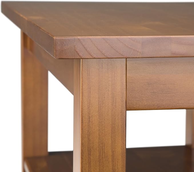 SIMPLIHOME Warm Shaker Solid Wood 14 inch Wide Transitional-Style Narrow Side - Image 8