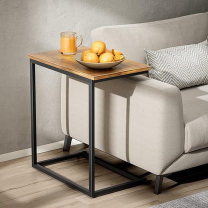 Pipishell C Shaped End Table 27 inches High, Side Table - Image 2
