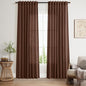 Mocha Brown Curtains 84 Inches Long by Nanspring