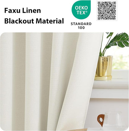 NICETOWN 30 Inch Length Curtain Valances, 2 Panels Blackout Thermal Insulating - Image 5