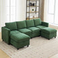 WUTUTUEE 107”Modular Sectional Sofa Convertible U Shaped Sofa Couch Set by WUTUTUEE