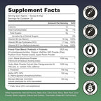 Yerba Mate Instant Tea Powder - Strawberry Kiwi, 4-in-1 Functional Blend, Supports Energy, Focus and Gut Health - Nootropic, Prebiotic & Probiotic Mix with Vitamin B3, B6 & B12 | 30 Servings
