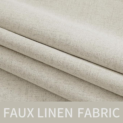 MIULEE 100% Blackout Linen Curtains - Image 5