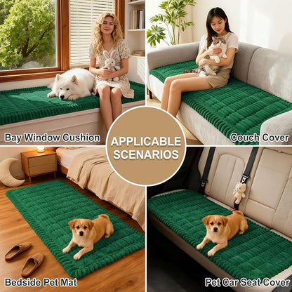 Couch Cover for Dogs, Washable Non Slip Plush Flannel Sofa Protector | Thick - Image 4