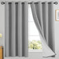 Yakamok Dove Grey Linen Textured Curtains 63 Inches Long by Yakamok