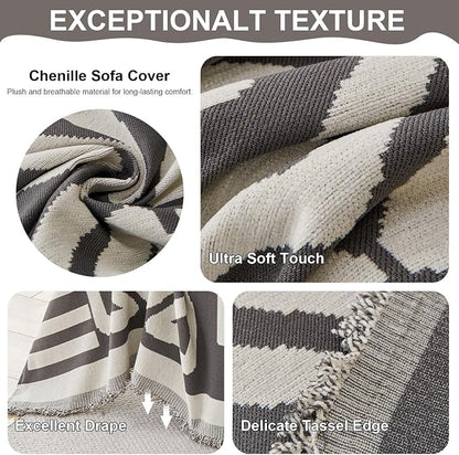 VClife Boho Couch Covers, Small Loveseat Cover - Image 3